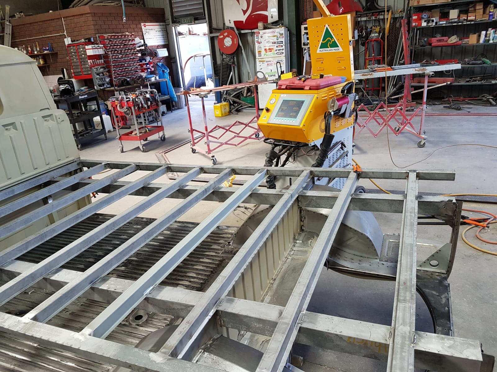 Panel beating and chassis fabrication work at MRP Automotive Redlands